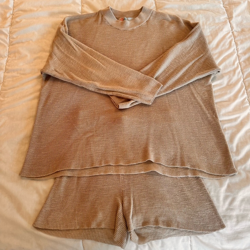 Free People Malibu Solid Surf Set